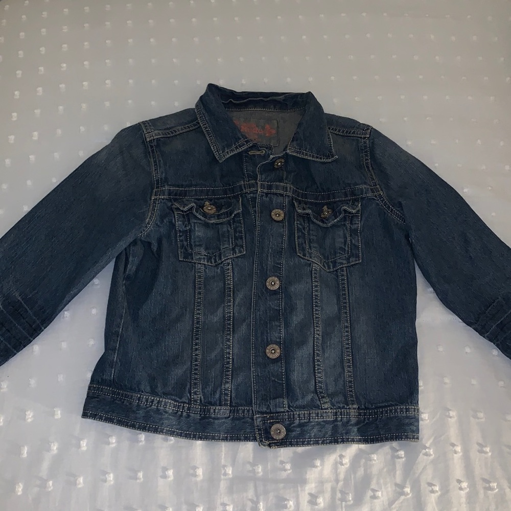 cropped jean jacket